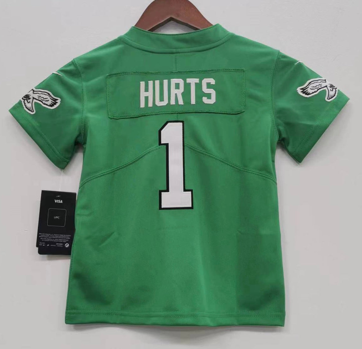 Jalen Hurts Philadelphia Eagles Kelly Green Official MFL product image 1