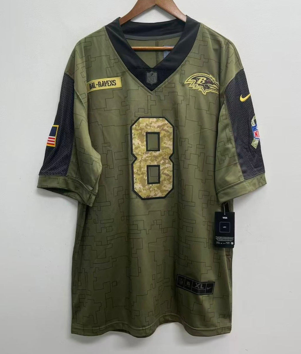 Lamar Jackson Baltimore Ravens Nike military salute to product image 2