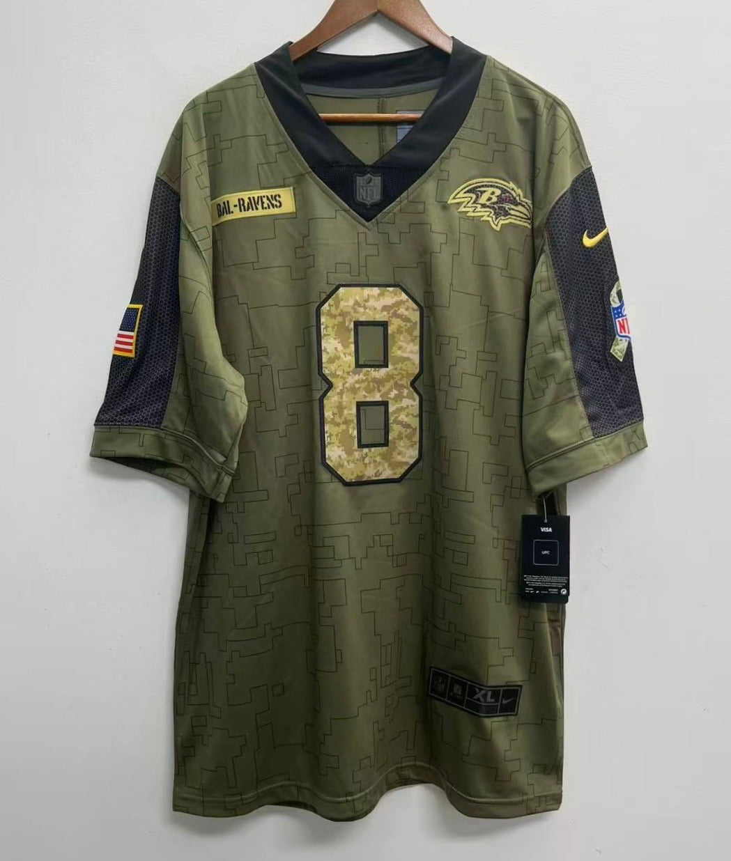 Lamar Jackson Baltimore Ravens Nike military salute to product image 2