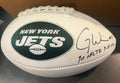 Garrett Wilson New York Jets Autographed Football with COA product image 1