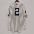 Derek Jeter New York Yankees Jersey white no name Mitchell product image 1