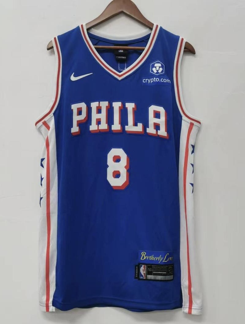 Paul George Philadelphia 76ers NBA Jersey NIKE Blue product image 2