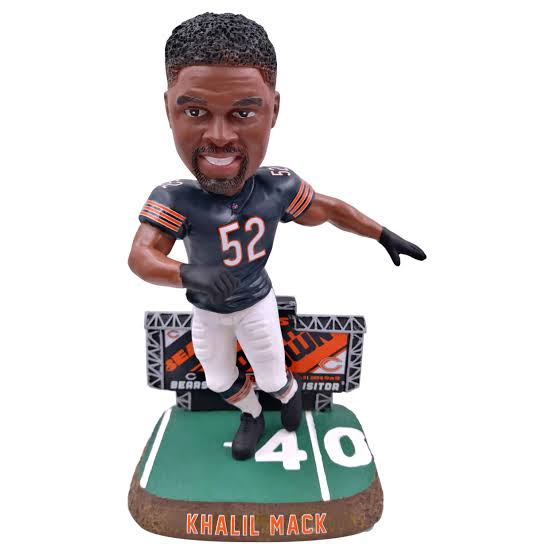 Khalil Mack Chicago Bears Bobblehead Forever Collectibles product image 1