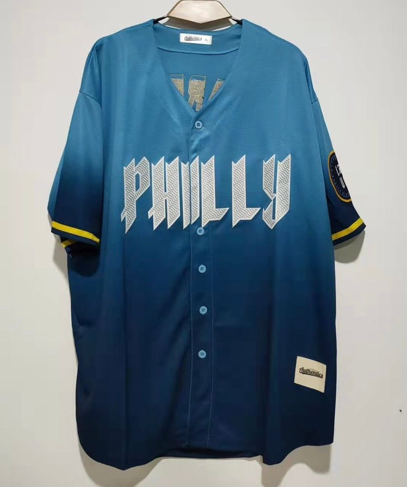 Bryce Harper Philadelphia Phillies Blue City Connect Jersey product image 2