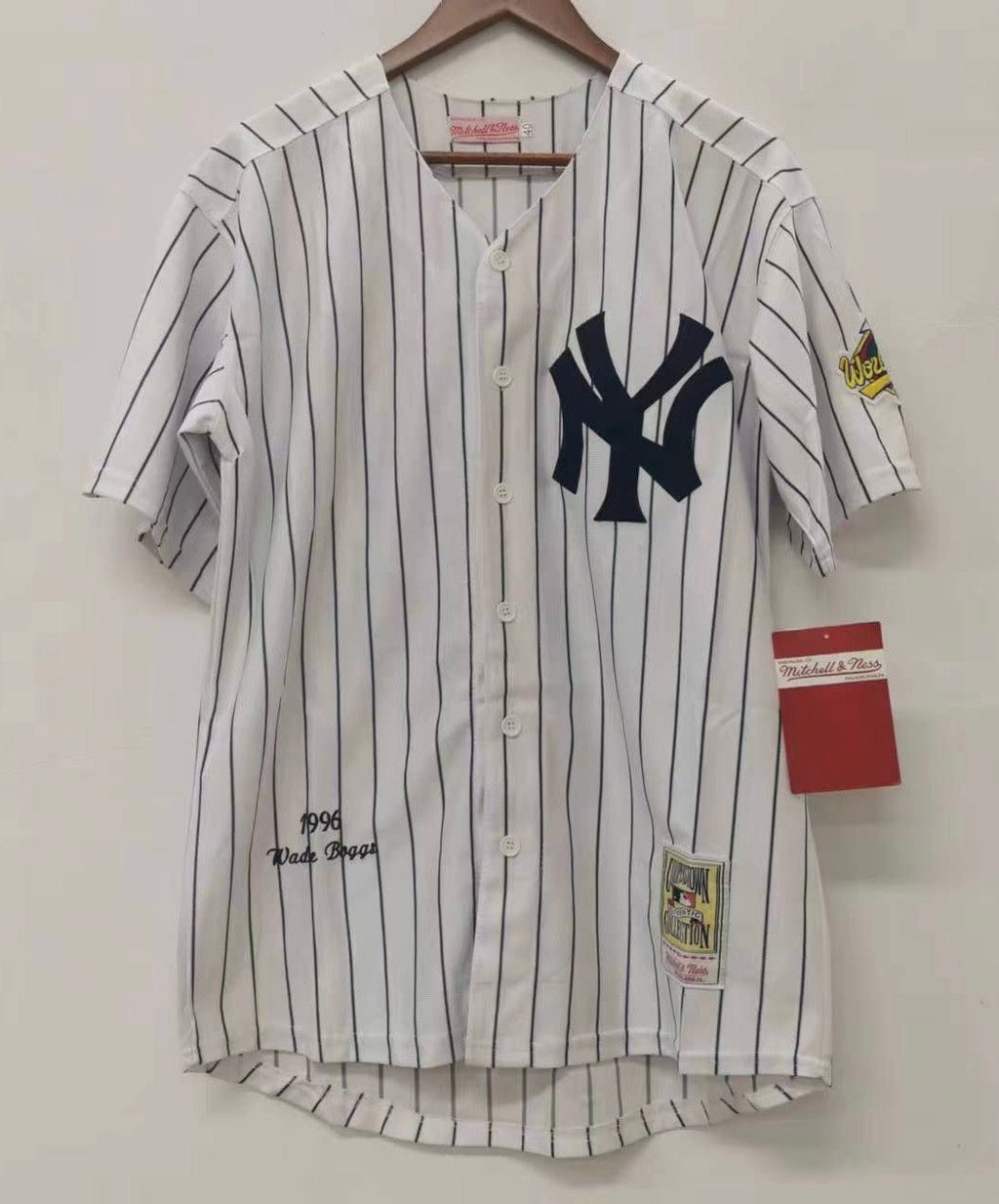 Wade Boggs New York Yankees 1996 World Series Jersey product image 2