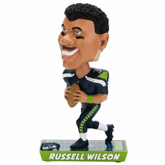 Russell Wilson Seattle Seahawks Caricature Bobblehead product image 1