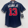 Ronald Acuña Jr. YOUTH Atlanta Braves jersey blue product image 1