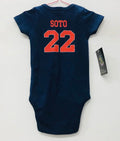 Juan Soto New York Mets baby onesie creeper snap suit b/t product image 1