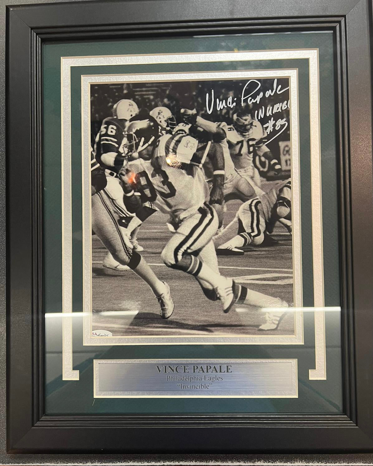 Vince Papale Philadelphia Eagles Autographed 8x10 photo product image 1