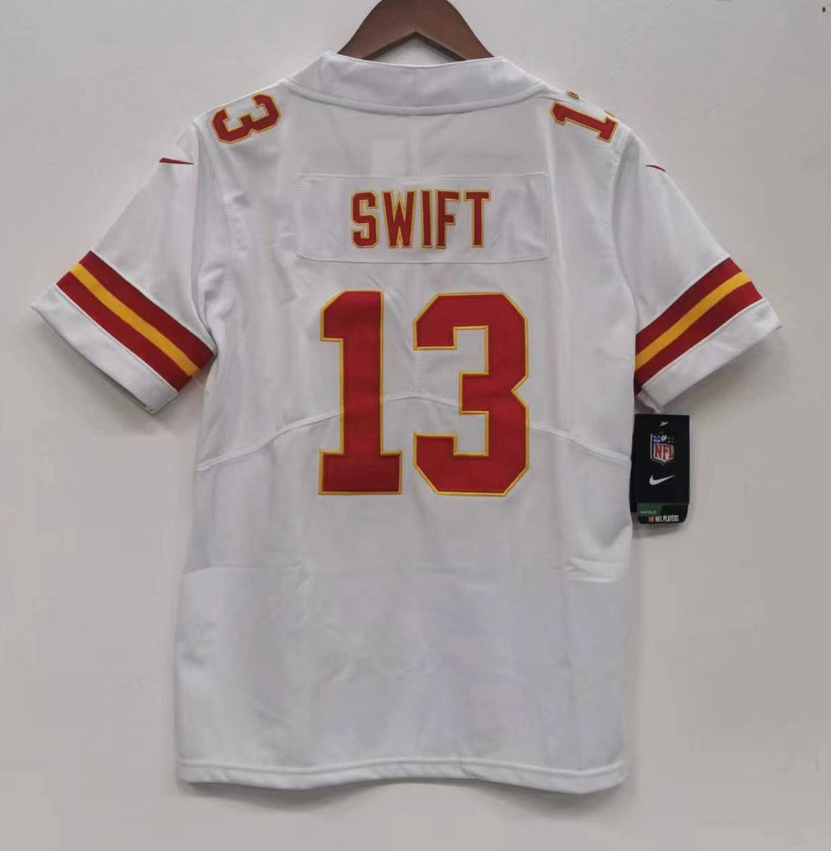 Taylor Swift YOUTH Kansas City Chiefs Jersey white product image 1