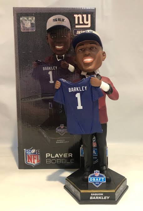 Saquon Barkley New York Giants Draft Day Bobblehead Forever product image 1