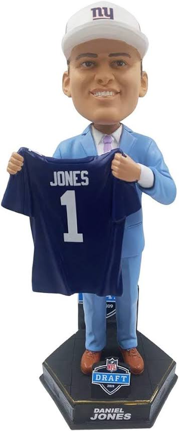 Daniel Jones New York Giants Draft Day Bobblehead Forever product image 1