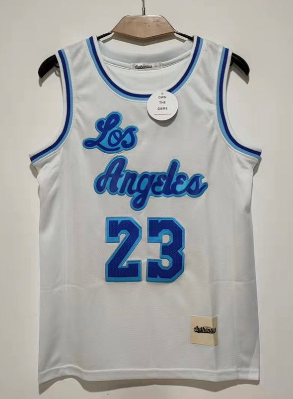 Lebron James #23 YOUTH Los Angeles Lakers jersey white product image 2