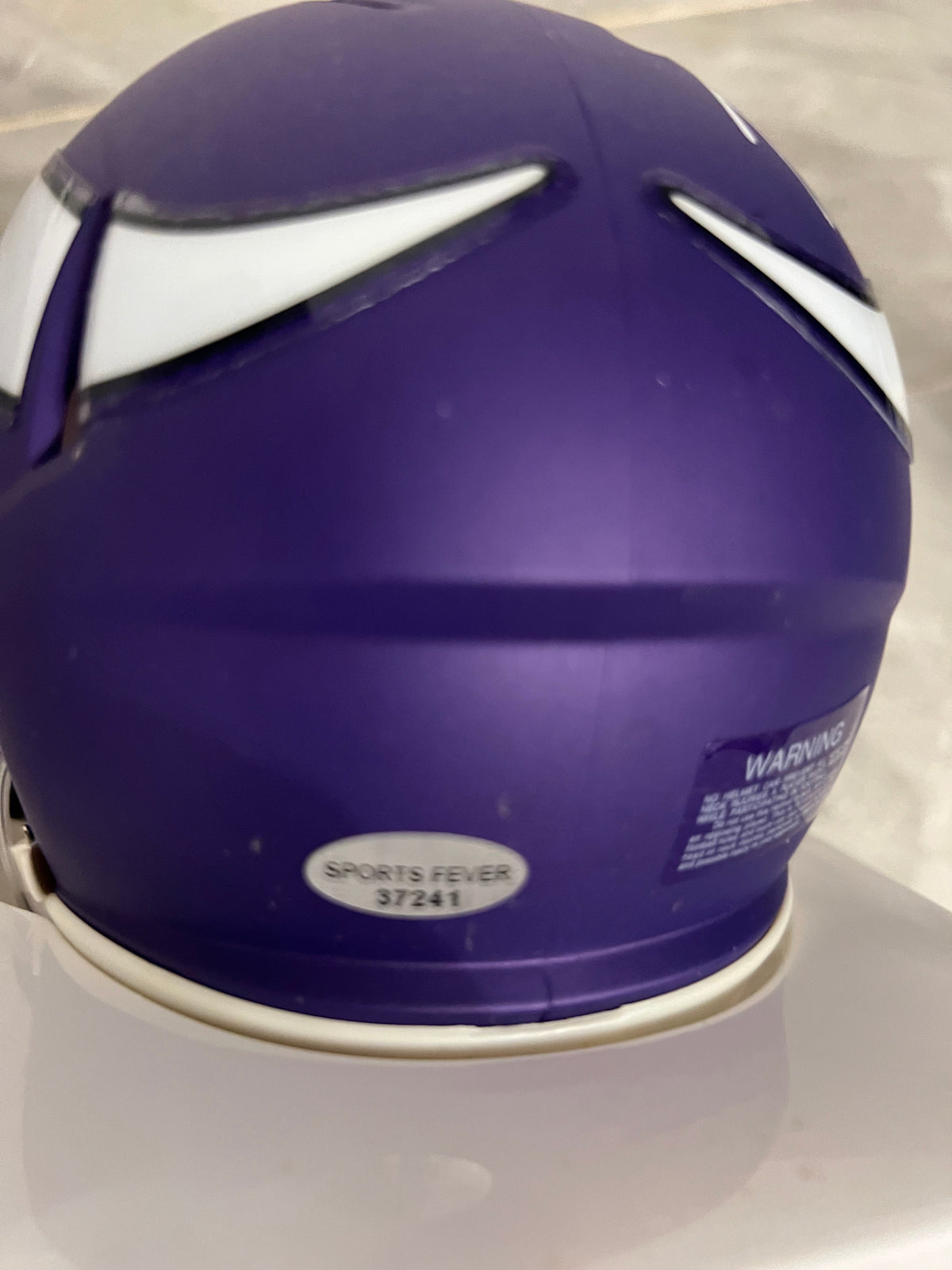 Randy Moss Autographed Minnesota Vikings Mini Helmet with product image 3