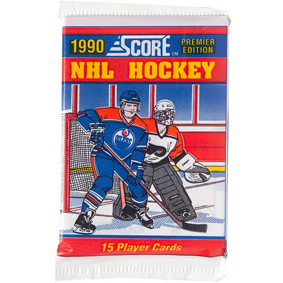 1990 Score NHL Hockey wax box 36 packs product image 3