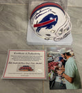 Josh Allen Autographed Buffalo Bills Mini Helmet with COA & product image 1