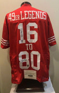 Joe Montana & Jerry Rice Autographed jersey with COA product image 1