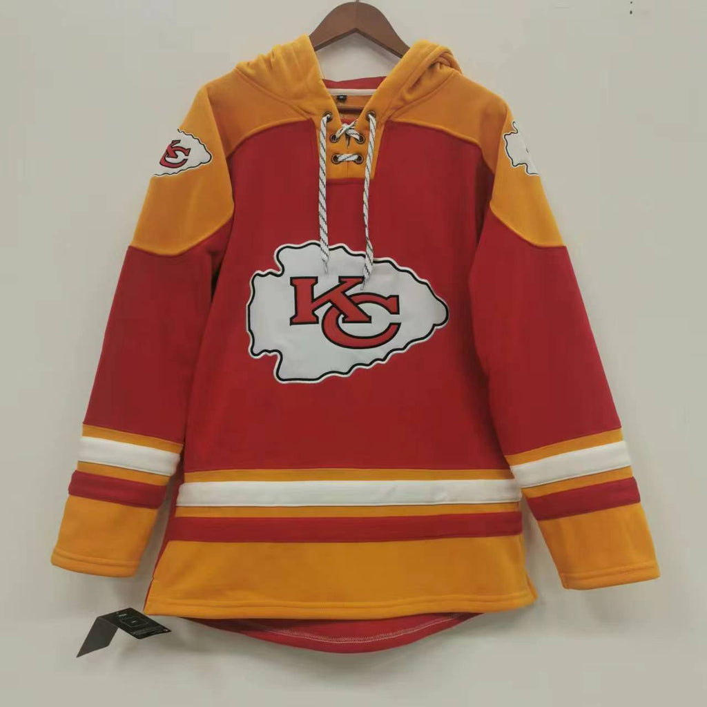 Kansas City Chiefs Hockey style hoodie NFL licensed product image 1
