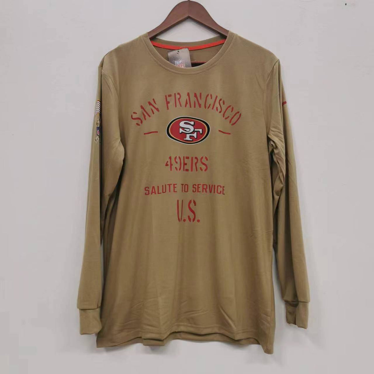 San Francisco 49ers Salute to Service long sleeve shirt product image 1