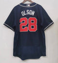 Matt Olson Atlanta Braves Official MLB NIKE Jersey blue product image 1
