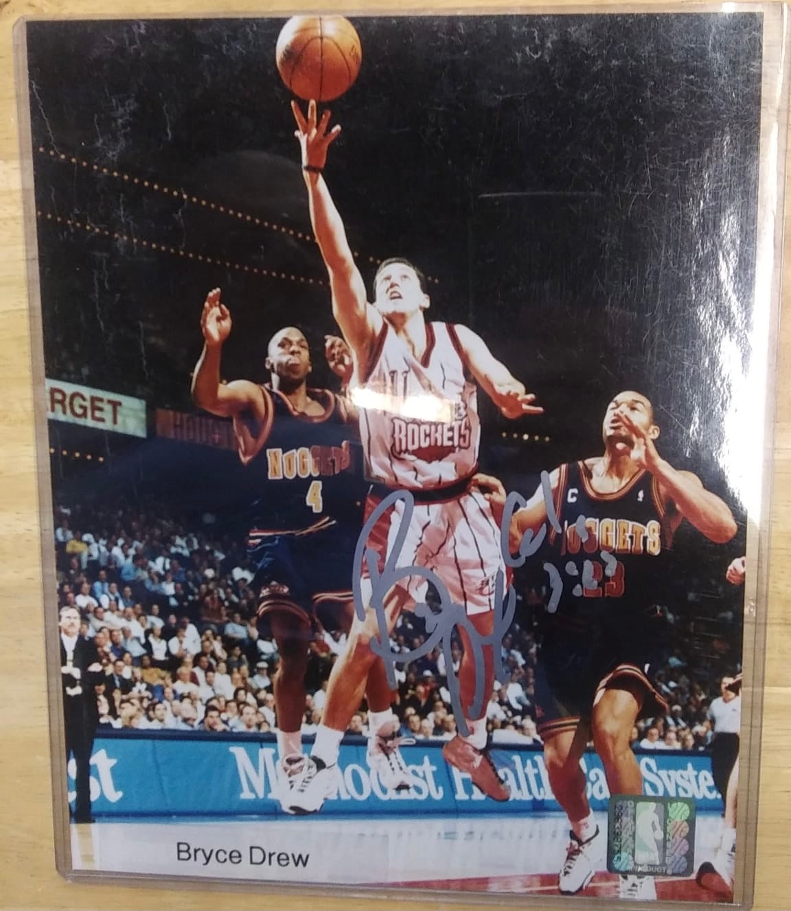 Bryce Drew Houston Rockets Autographed 8x10 photo with COA product image 1