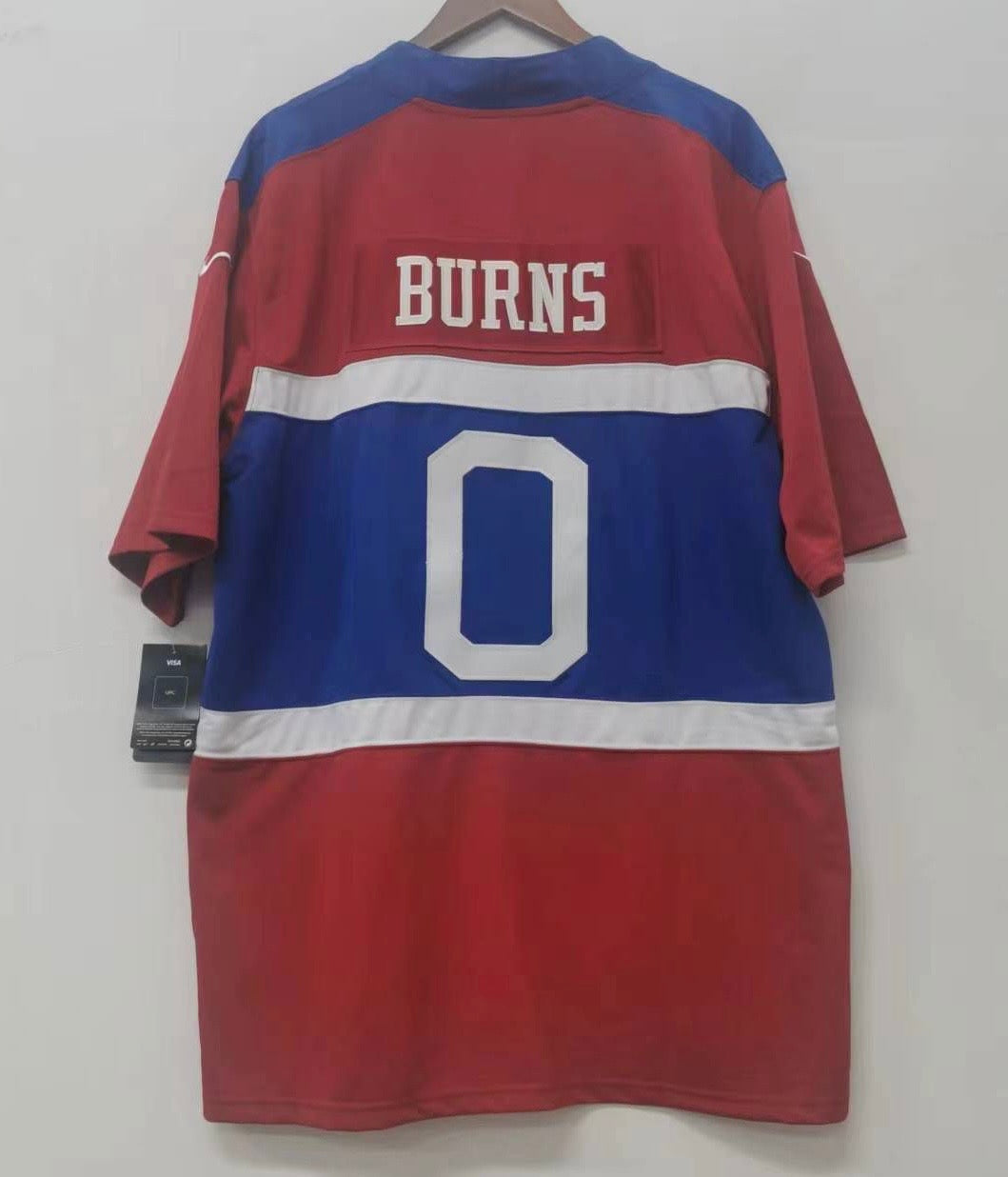 Brian Burns New York Giants official NFL century red Nike product image 1