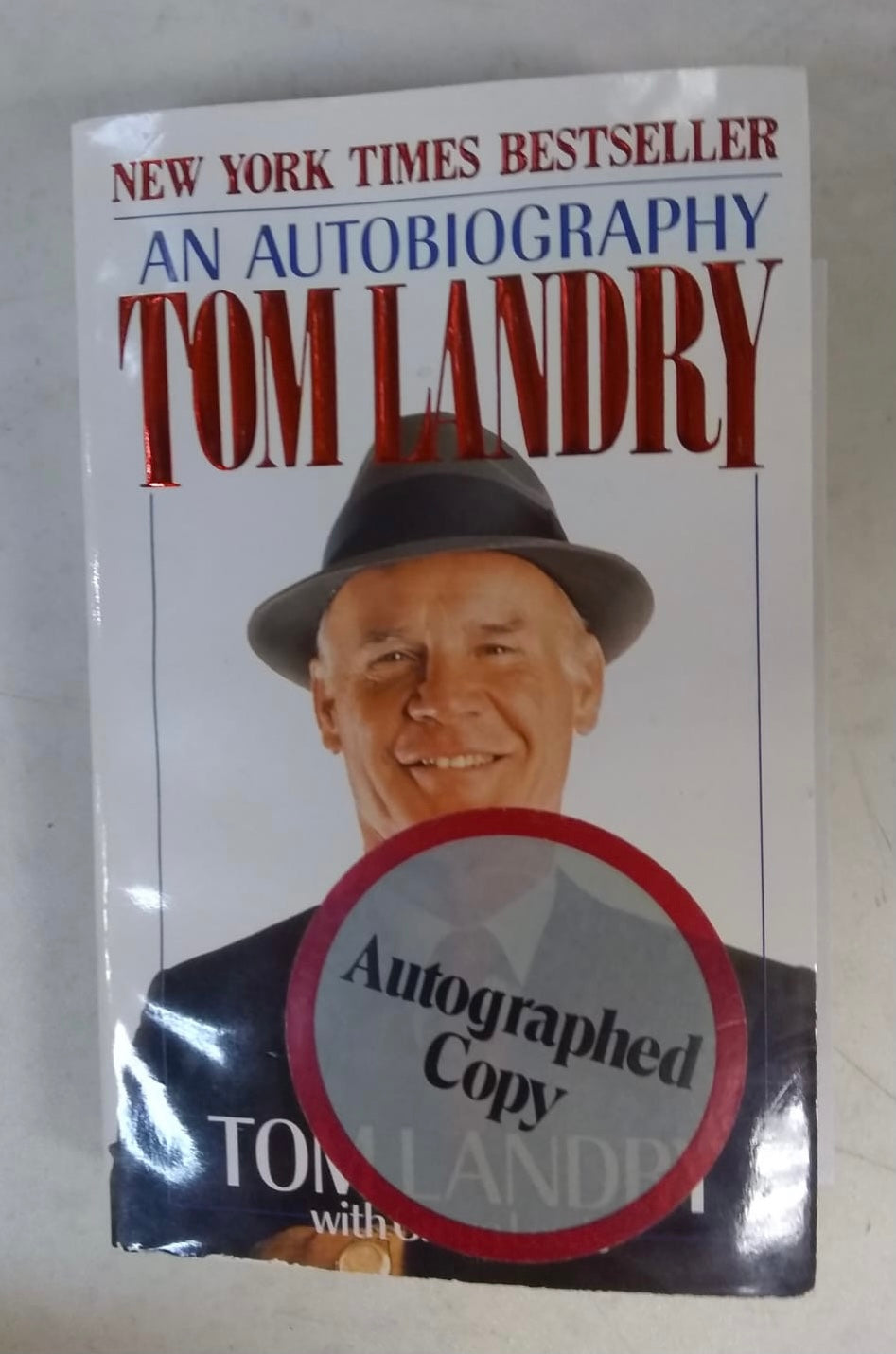 Tom Landry Dallas Cowboys Autographed Book with COA product image 2