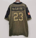 Christian McCaffrey San Francisco 49ers military salute to product image 1