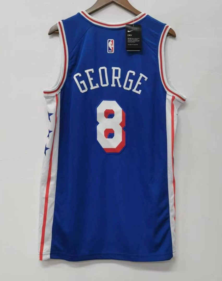 Paul George Philadelphia 76ers NBA Jersey NIKE Blue product image 1