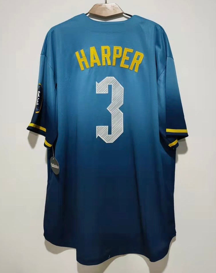 Bryce Harper Philadelphia Phillies Blue City Connect Jersey product image 1