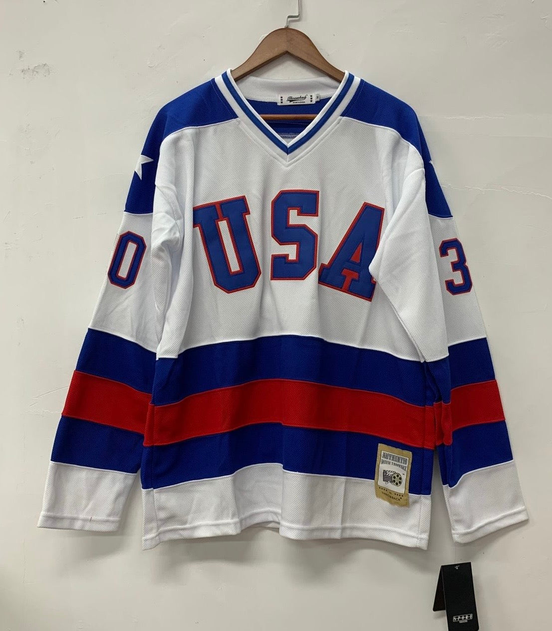 Jim Craig 1980 USA Olympic Hockey Jersey Miracle Movie product image 2