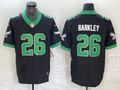 Saquon Barkley Philadelphia Eagles Jersey black throwback product image 1