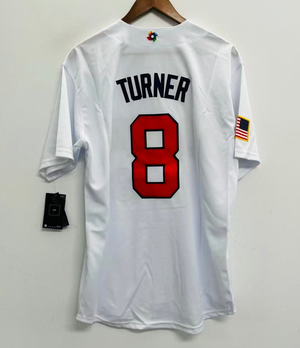 Trea Turner Team USA Baseball Jersey Nike white product image 1