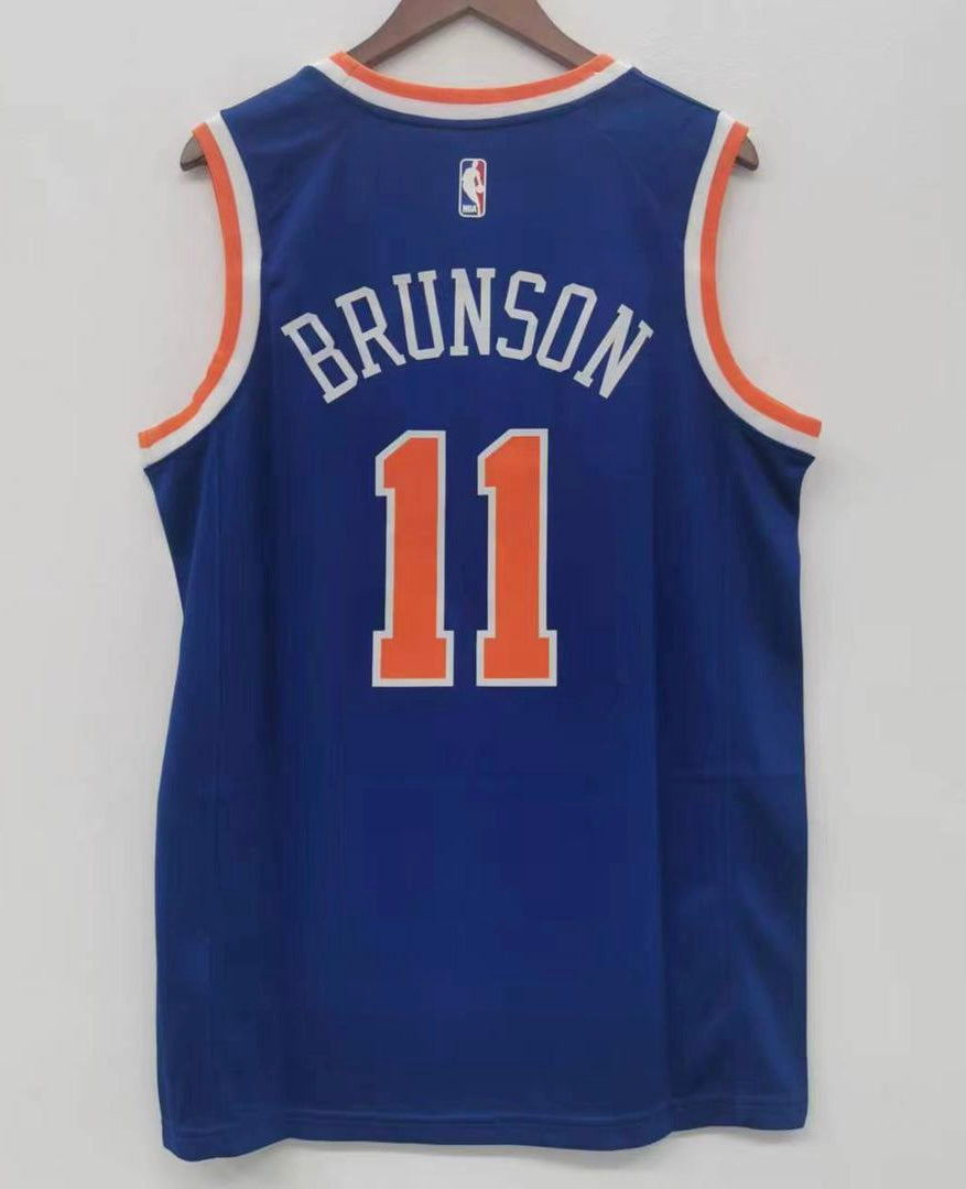 Jalen Brunson New York Knicks Official NBA Jersey Nike blue product image 1