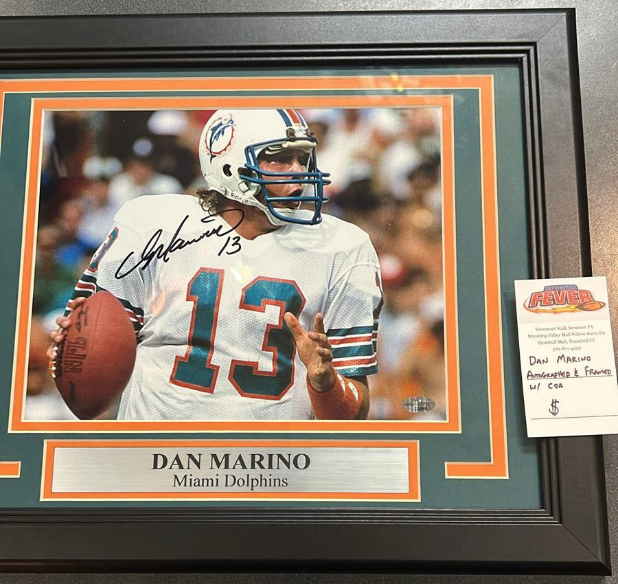 Dan Marino Miami Dolphins Autographed 8x10 photo framed product image 2