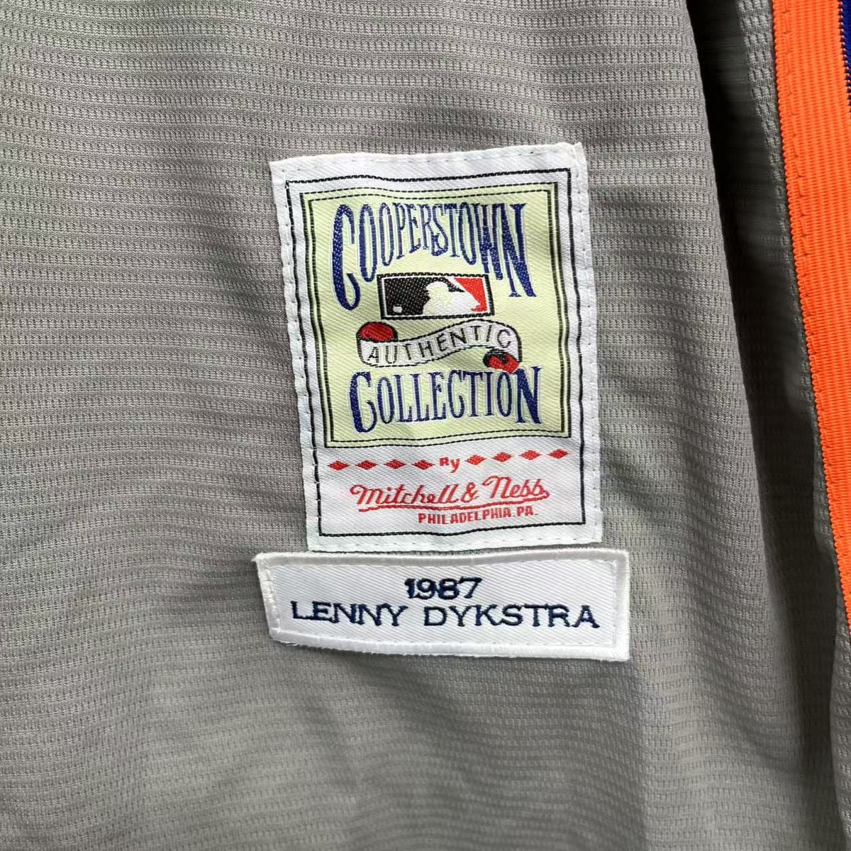 Len Lenny Dykstra New York Mets Jersey Mitchell & Ness gray product image 4