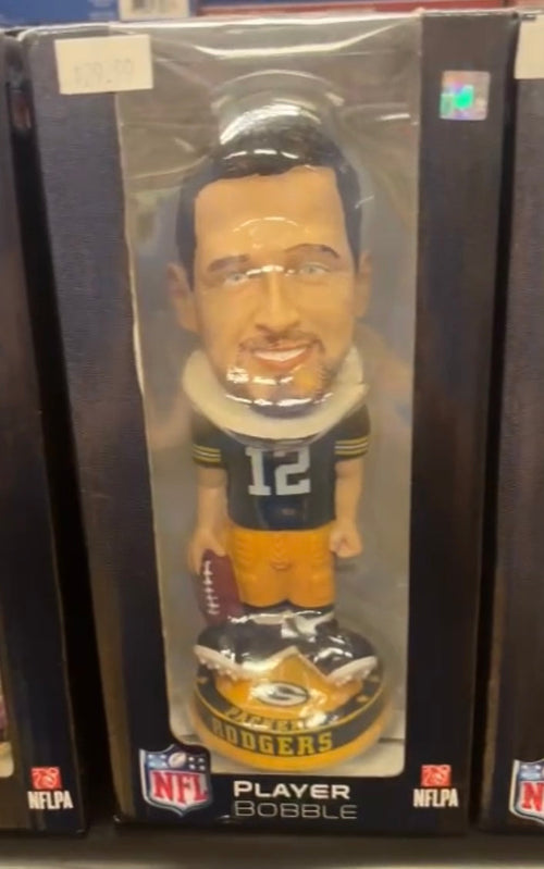 Aaron Rodgers Green Bay Packers Bobblehead Forever product image 1