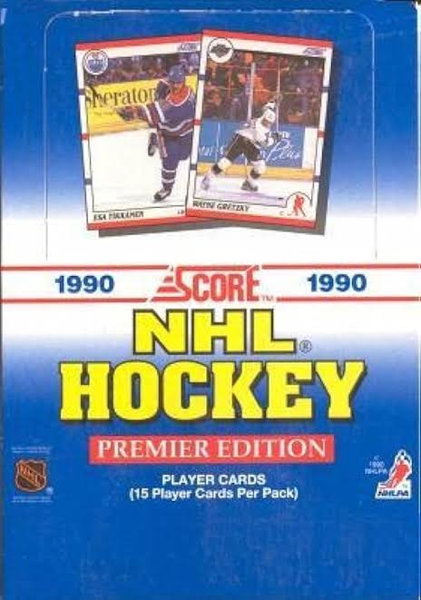 1990 Score NHL Hockey wax box 36 packs product image 2