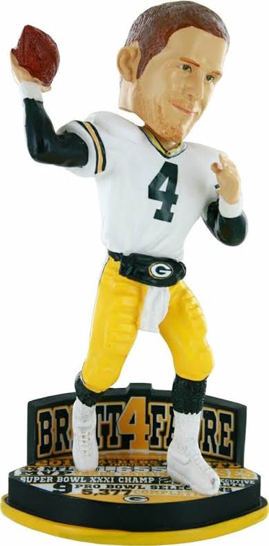 Brett Favre Green Bay Packers Career Stats Bobblehead product image 1