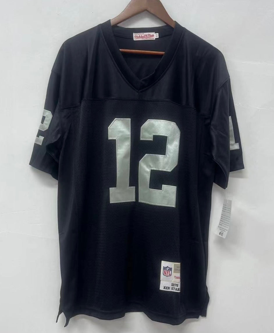 Ken Stabler Oakland Raiders NFL Mitchell & Ness Jersey black product image 4