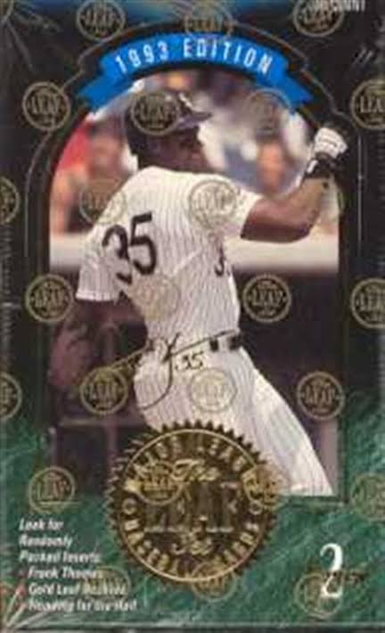 1993 Leaf baseball Series 2 wax box 36 packs product image 1
