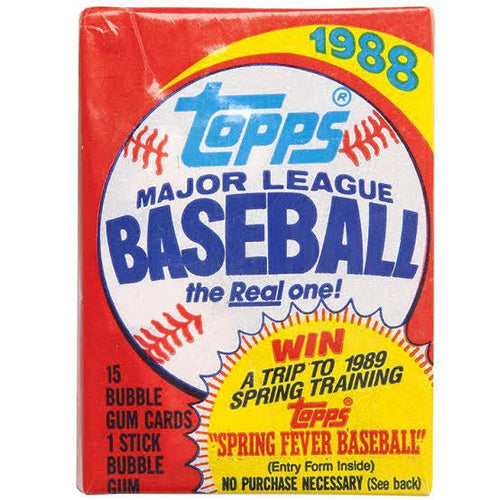 1988 Topps baseball wax box 36 packs product image 2