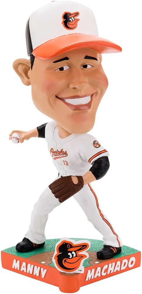 Manny Machado Baltimore Orioles Caricature Bobblehead product image 1