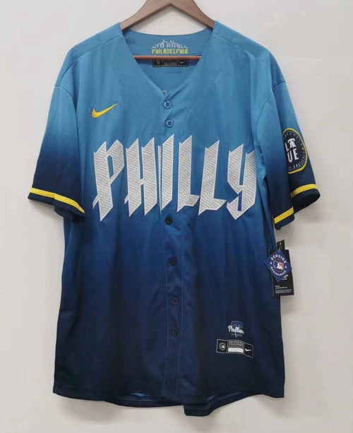 Aaron Nola Philadelphia Phillies Blue City Connect MLB product image 2