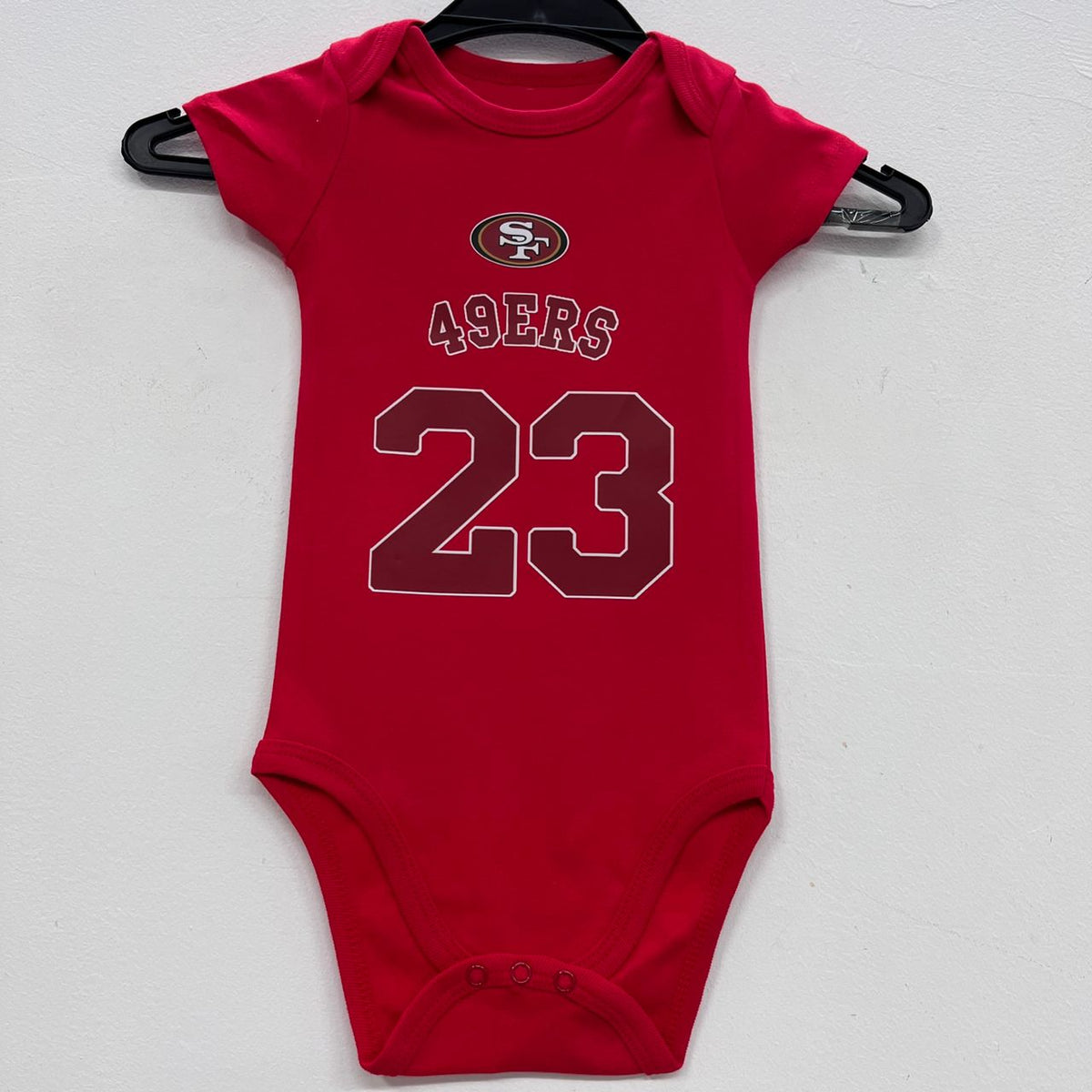Christian McCaffrey San Francisco 49ers baby onesie creeper product image 2