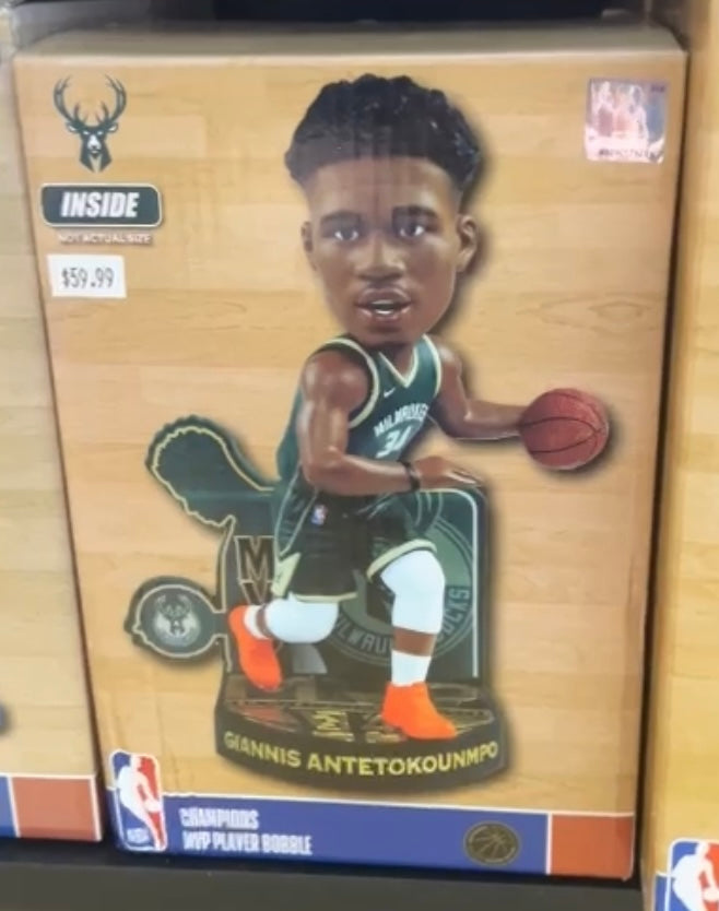 Giannis Antetokounmpo Milwaukee Bucks Bobblehead Forever product image 1