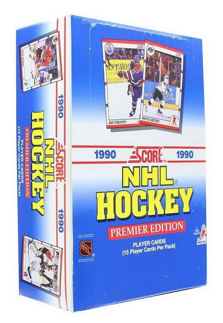 1990 Score NHL Hockey wax box 36 packs product image 1
