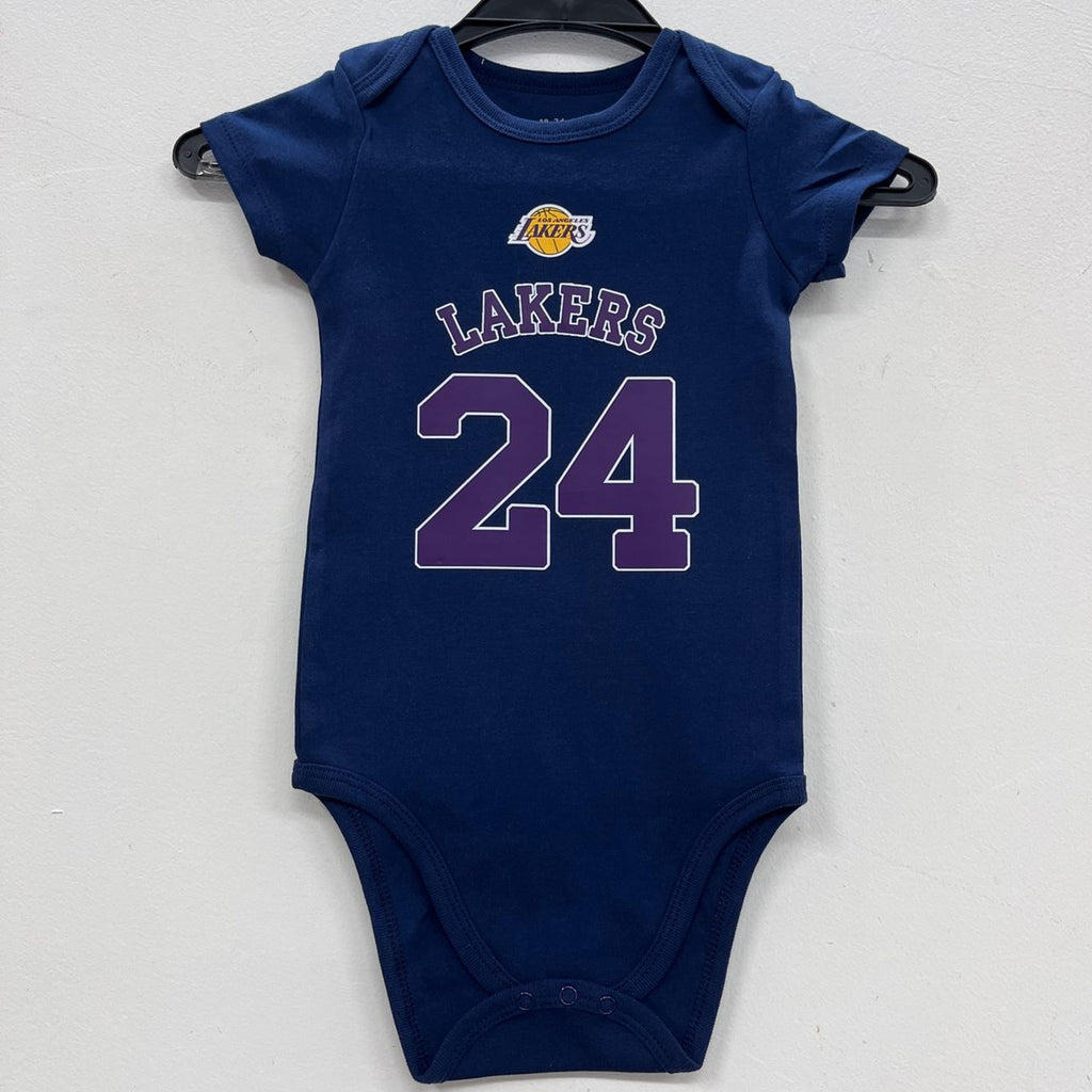 Kobe Bryant Los Angeles Lakers baby onesie creeper snap product image 2