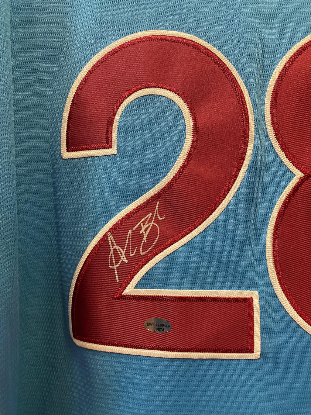 Alec Bohm Philadelphia Phillies autographed jersey COA product image 2