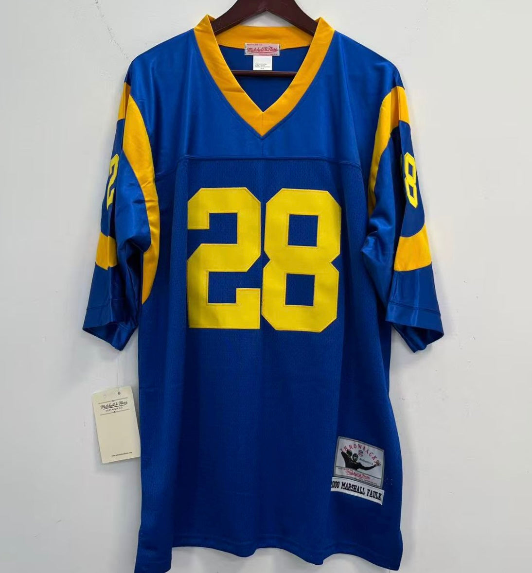 Marshall Faulk Los Angeles St. Louis Rams NFL Mitchell & product image 2